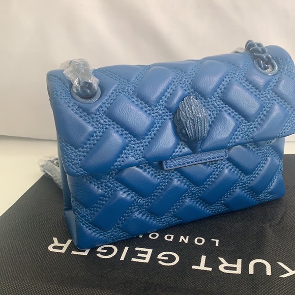 KURT GEIGER LONDON KENSINGTON LEATHER MINI CROSSBODY BAG - Picture 5 of 9